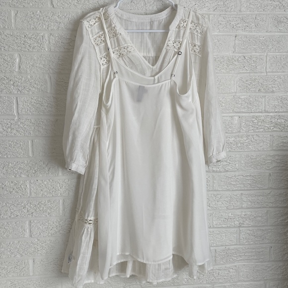 Knox Rose white cowgirl dress lace - Picture 6 of 6